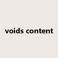 voids content是什么意思