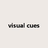 visual cues是什么意思