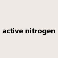 active nitrogen是什么意思