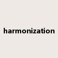 harmonization是什么意思