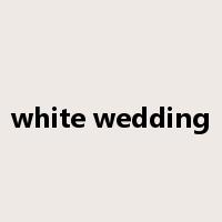 white wedding是什么意思