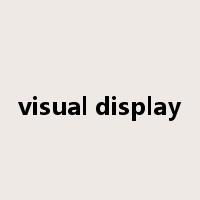 visual display是什么意思