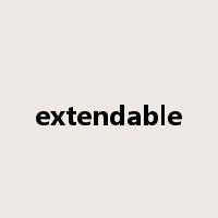 extendable是什么意思