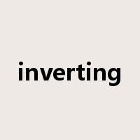 inverting是什么意思