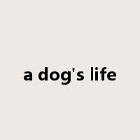 a dog's life是什么意思