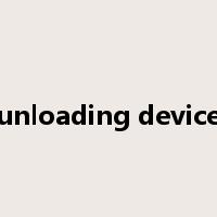 unloading device是什么意思
