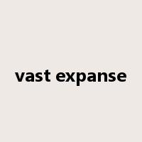 vast expanse是什么意思