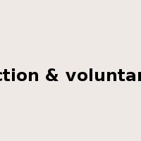 reflex action & voluntary action是什么意思