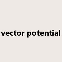 vector potential是什么意思