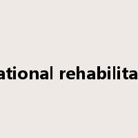 vocational rehabilitation是什么意思