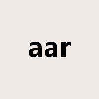 aar是什么意思
