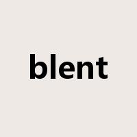 blent是什么意思