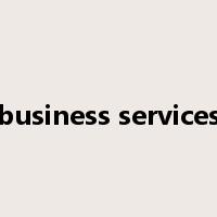 business services是什么意思