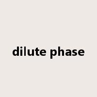 dilute phase是什么意思