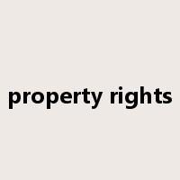 property rights是什么意思