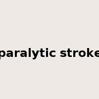 paralytic stroke是什么意思