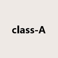 class-A是什么意思