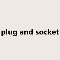 plug and socket是什么意思