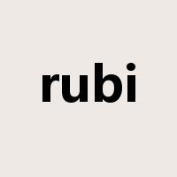 rubi是什么意思