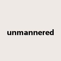 unmannered是什么意思