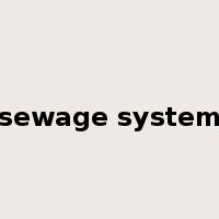 sewage system是什么意思