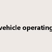 vehicle operating是什么意思