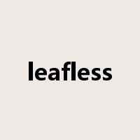 leafless是什么意思