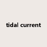 tidal current是什么意思