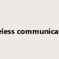 wireless communication是什么意思