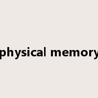 physical memory是什么意思