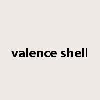 valence shell是什么意思