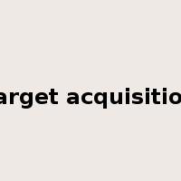 target acquisition是什么意思