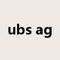ubs ag是什么意思