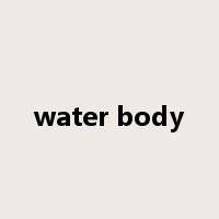 water body是什么意思