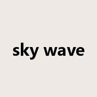 sky wave是什么意思