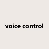 voice control是什么意思