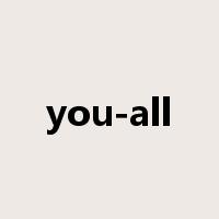 you-all是什么意思