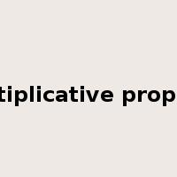 multiplicative property是什么意思