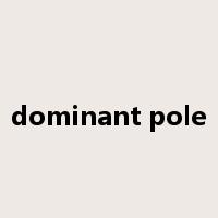 dominant pole是什么意思