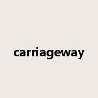 carriageway是什么意思