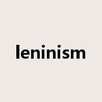 leninism是什么意思