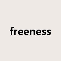 freeness是什么意思