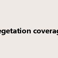 vegetation coverage是什么意思
