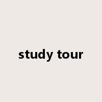 study tour是什么意思