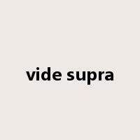 vide supra是什么意思