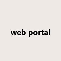web portal是什么意思