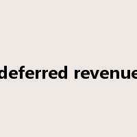 deferred revenue是什么意思