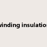 winding insulation是什么意思