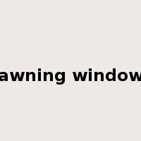 awning window是什么意思