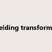 welding transformer是什么意思